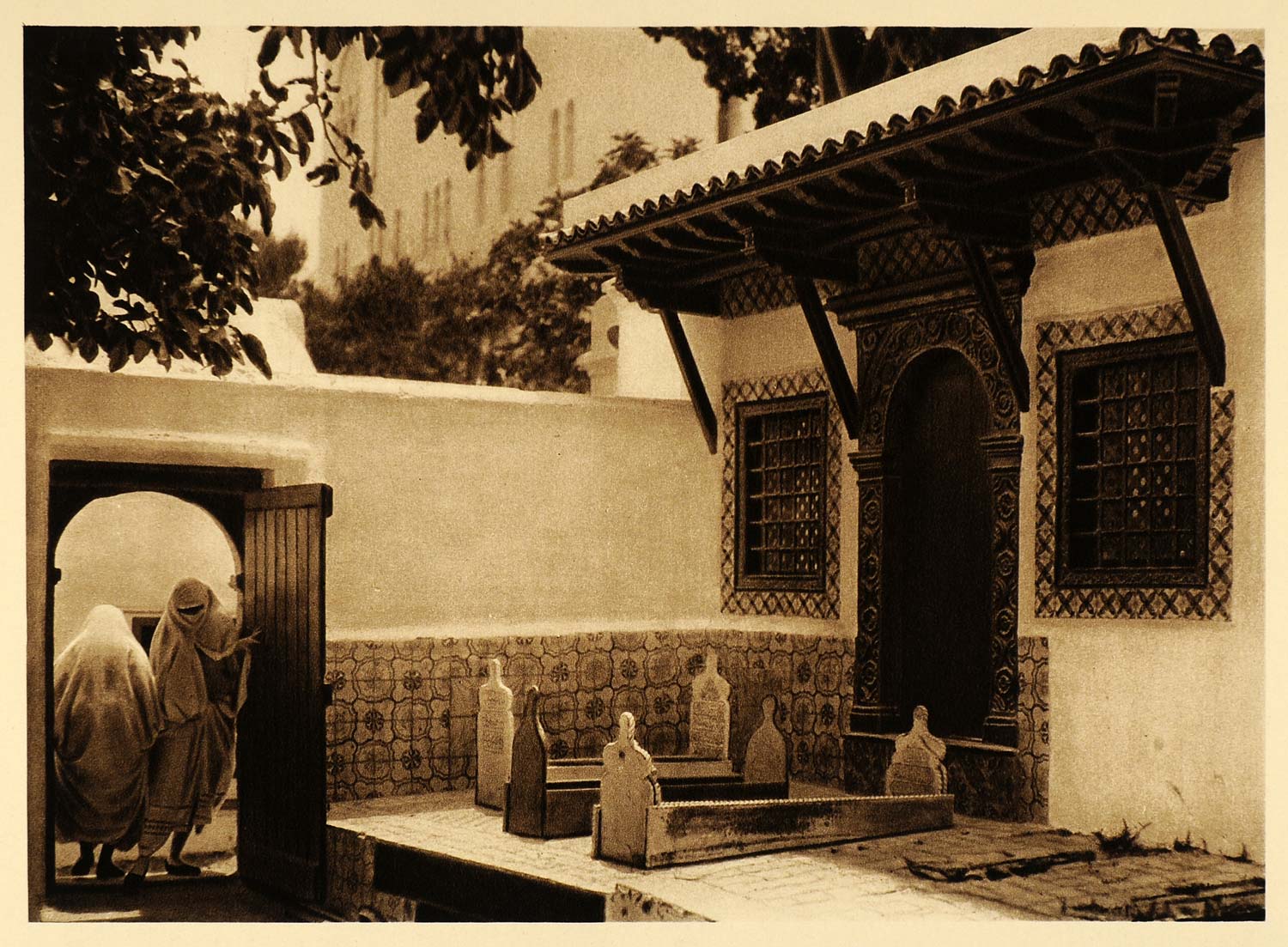 1924 Sidi Abderrahman Mosque Algiers Lehnert Landrock - ORIGINAL NAF2