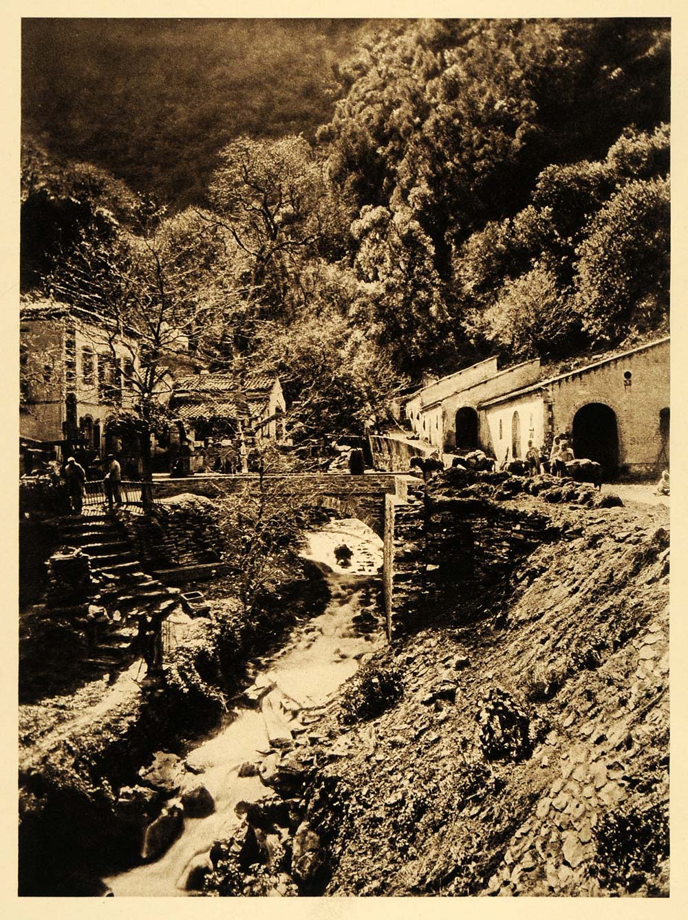 1924 Chiffa River Gorge Blida Algeria Lehnert Landrock - ORIGINAL NAF2