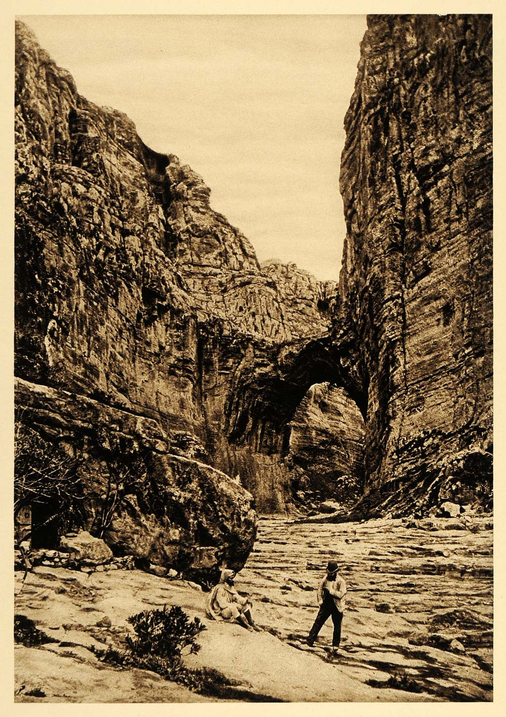 1924 Constantine Rhumel Gorge Algeria Lehnert Landrock - ORIGINAL NAF2