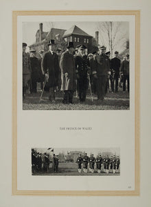 1921 Print U. S. Naval Academy Edward Prince of Wales ORIGINAL HISTORIC NAVY2