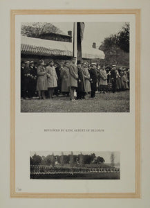 1921 Print U. S. Naval Academy King Albert I Belgium - ORIGINAL HISTORIC NAVY2