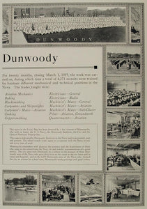 1921 Ad Dunwoody Institute Minneapolis Navy Training - ORIGINAL NAVY2