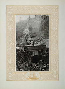 1921 Halftone Print U. S. Navy Officer Woman Bridge - ORIGINAL HISTORIC NAVY