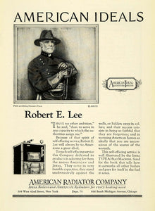 1923 Ad American Ideal Radiators Boilers Home Appliance Type A Heat Robert NGM1