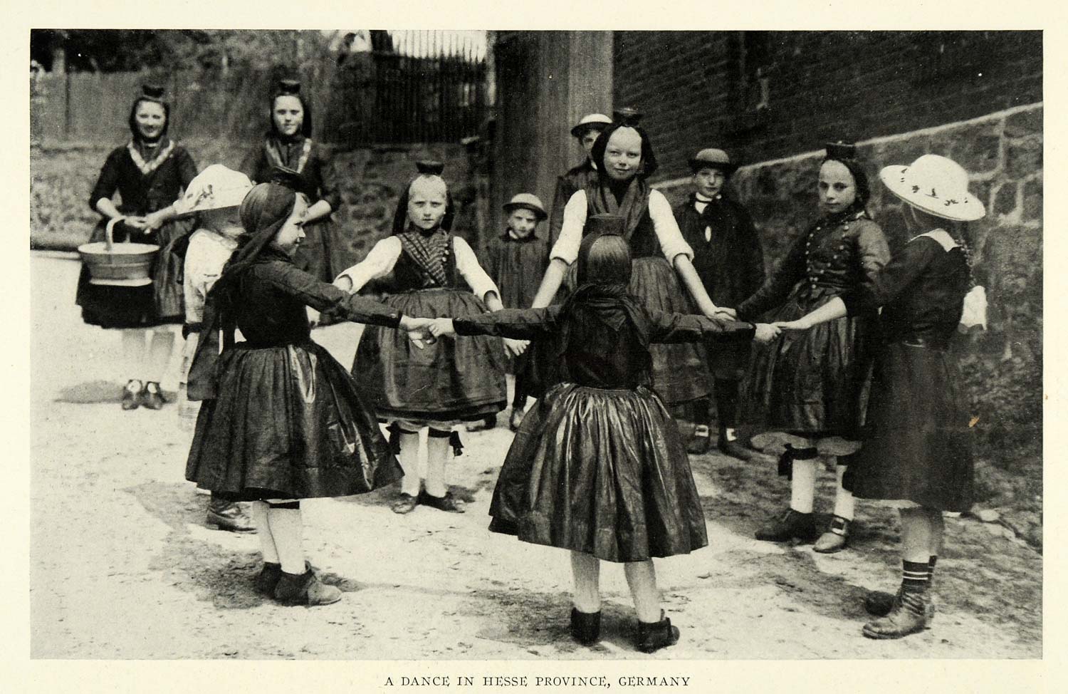 1923 Print Hesse Province Germany Children Traditional Costumes Hessia NGM1