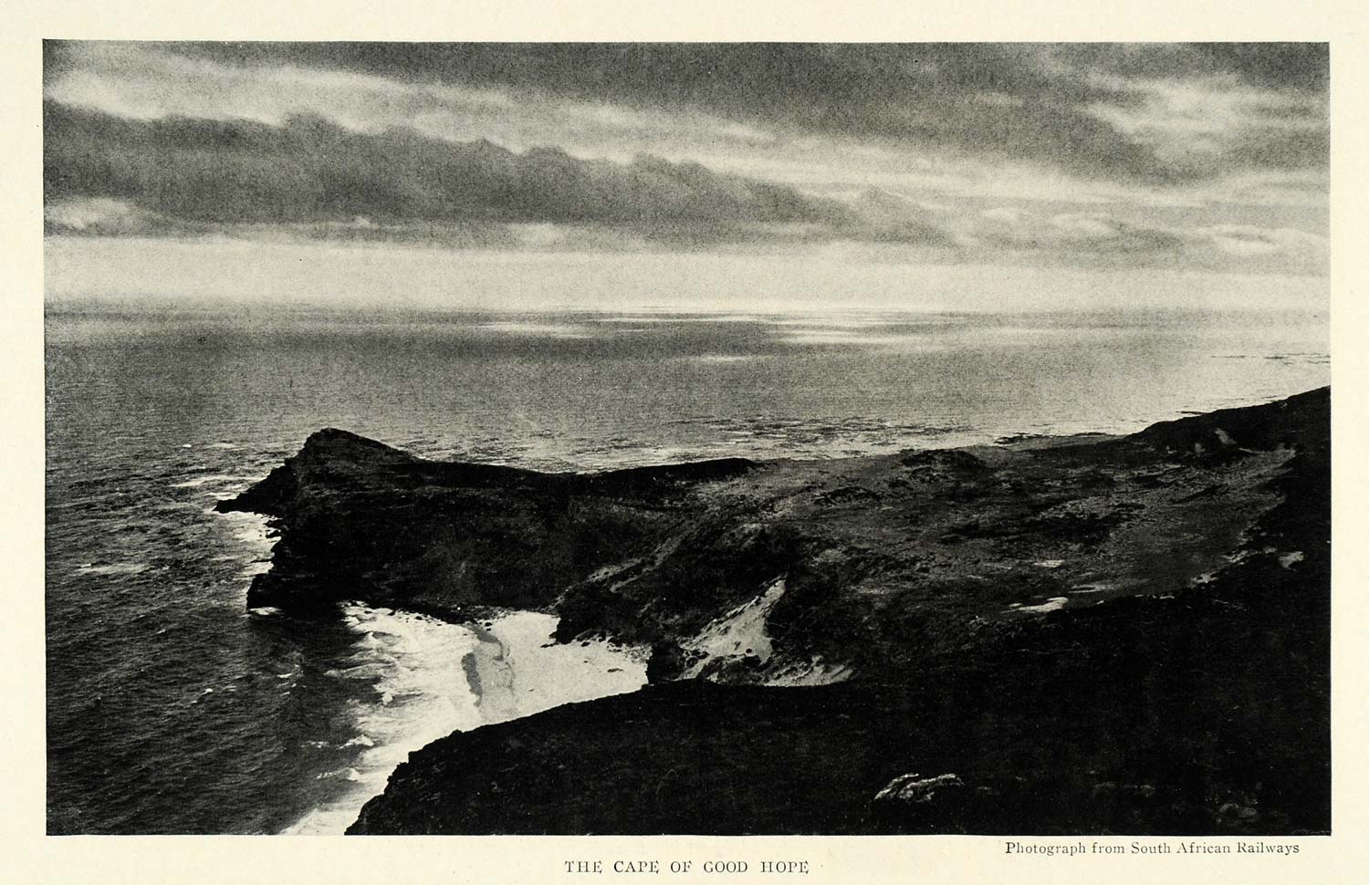 1922 Print Good Hope Cape Rocky Headland Atlantic Coast Peninsula South NGM1