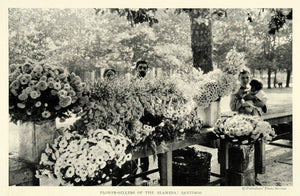 1922 Print Flower Floral Botanical Alameda Santiago Chile Vendor Street NGM1