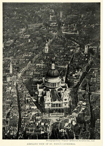 1922 Print St. Pauls Cathedral Church London England Ludgate Hill United NGM1