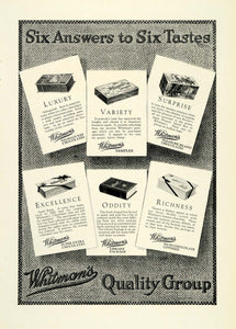 1922 Ad Whitman Salmagundi Chocolates Library Package Bonbon Sweets Gifts NGM1