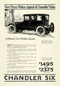 1922 Ad Chandler Six Automobile Metropolitan Sedan Design Motor Car Co NGM1