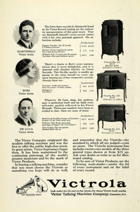 1924 Ad Victor Victrola Phonograph Record Players Nipper Martinelli Boir De NGM2