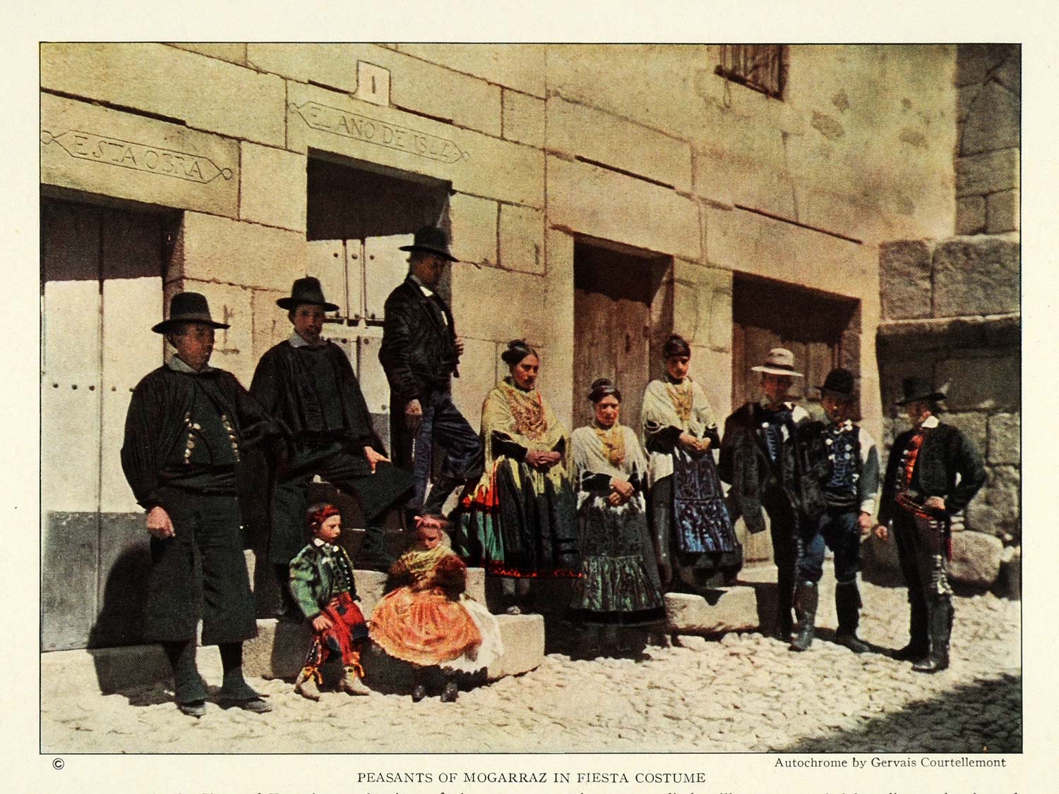 1924 Print Spain Peasant Mogarraz Fiesta Costume Gervais Courtellemont NGM2