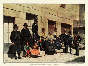 1924 Print Spain Peasant Mogarraz Fiesta Costume Gervais Courtellemont NGM2