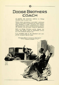 1925 Ad William Meade Prince Wheelchair Dodge Brothers Car Motor Detroit NGM2