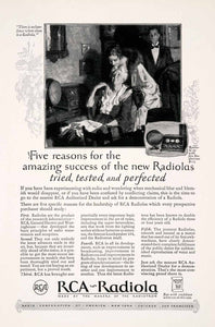 1926 Ad RCA Radiola Radio Instrument Grandma Electronics Chicago Illinois NGM3