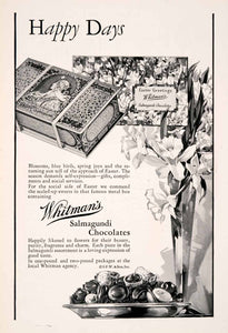 1929 Ad Whitmans Salmagundi Chocolates Easter Gift Candy Sweets Confections NGM3