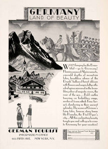 1929 Ad Germany Tourism German Travel European Vacation Story Towns Hamelin NGM3