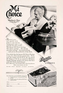 1929 Ad Mi Choice Bunte Candies Chocolates Candy Mothers Day Gift NGM3