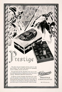 1929 Ad Whitmans Prestige Chocolate Box Candy Confections Sweets Dessert NGM3