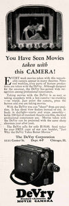 1927 Ad Antique DeVry Standard Automatic Movie Camera Camcorder Pricing NGM3