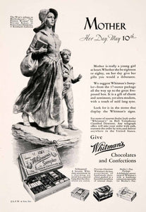 1931 Ad Whitmans Sampler Chocolates Confections Mothers Day Candy Sweets NGM4