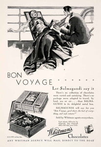 1931 Ad Stephen Whitmans Chocolates Salmagundi Candy Cruise Ship Deck NGM4