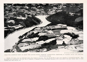1929 Halftone Print Grein Danube Austria Cultivate Agricultural Farm NGM4