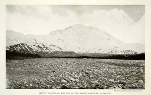 1917 Print Mount McKinley Mountain Peak Denali National Park Historical NGM5