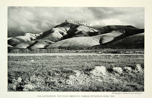 1931 Print Watchtower Margab Margat Castle Fortress Tripoli Landscape Mount NGM7