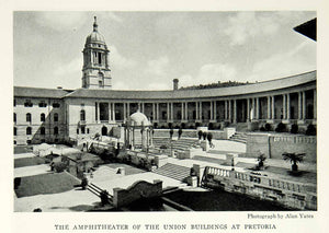 1931 Print Amphitheater Union Buildings Pretoria South Africa Architecture NGM7
