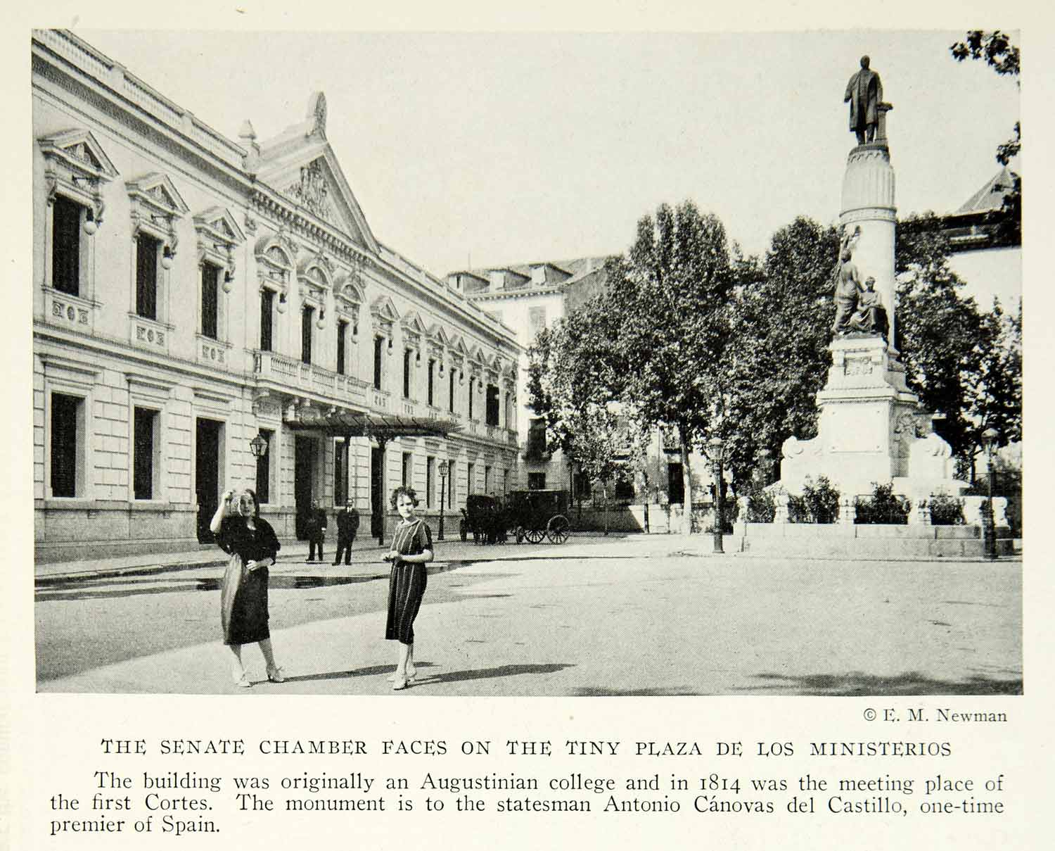 1931 Print Senate Chamber Madrid Spain Plaza Ministerios Architecture Image NGM8