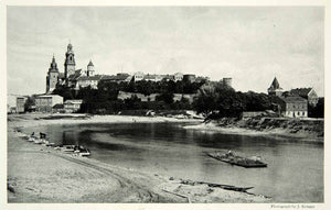 1926 Print Hill Kings Wawel Poland Vistula Wisla River Historical Image NGM9