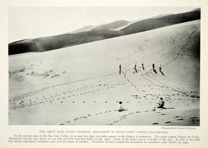 1932 Print Great Sand Dunes National Park Colorado Desert Historical Image NGM9