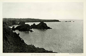 1924 Print Kynance Cove Cornwall England Coast Water Historical Image Shore NGM9