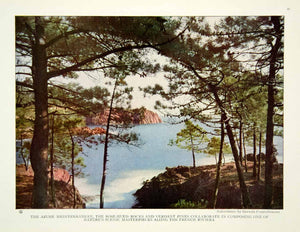 1924 Color Print Mediterranean French Riviera Landscape Historical Image NGM9