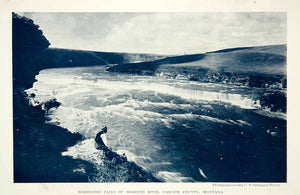1926 Print Horseshoe Falls Missouri River Cascade County Montana Historical NGM9