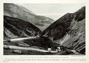 1923 Print Sychnant Pass Wales United Kingdom Conway Penmaenmawr Road Path NGMA1