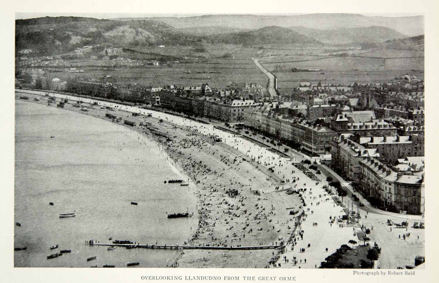 1923 Llandudno Resort Conwy Wales Welsh Britain United Kingdom Great Orme NGMA1