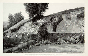 1923 Print San Cuicuilco Mexico Excavation Dr. Manuel Gamio Byron Cummings NGMA1