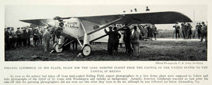 1928 Print Colonel Lindbergh Spirit St. Louis Nonstop Flight Capital NGMA1