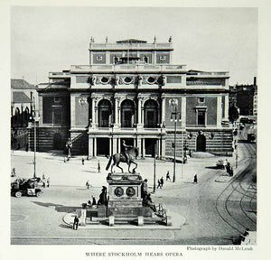 1928 Print Royal Swedish Opera House Stockholm Sweden Architecture Image NGMA2