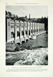 1928 Print Hydroelectric Plant Gota River Goteborg Sweden Historical Image NGMA2