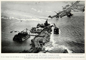 1933 Print Dutch Netherlands Dike Construction Ocean Historical Image View NGMA2