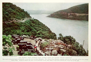 1933 Color Print Jonespoint Hudson River View Landscape New York State NGMA3