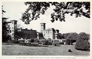 1935 Print Osborne House Mansion Queen Victoria Museum Venetian London NGMA5
