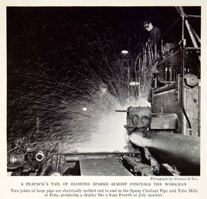 1935 Print Electronic Weld Spang Chalfant Pipe Tube Mills Etna Mechanical NGMA5