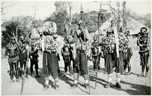 1935 Print Bassari Guinea Religious Trappings Dance Ceremony Native Tribe NGMA5