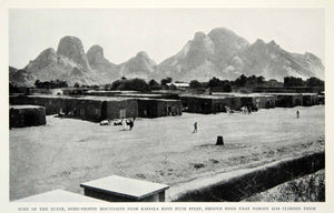 1934 Print Kassala Sudan Landscape Architecture Mountains Historical Image NGMA6