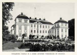 1934 Print Ericsburg Castle Sweden Architecture Fortress Historical Image NGMA6