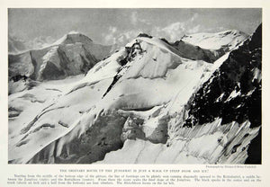 1934 Print Junfrau Peak Bernese Alps Landscape Switzerland Historical View NGMA6